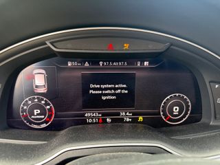 2019 Audi Q7 55 Premium - Interior Dashboard With Vehicle Running Image